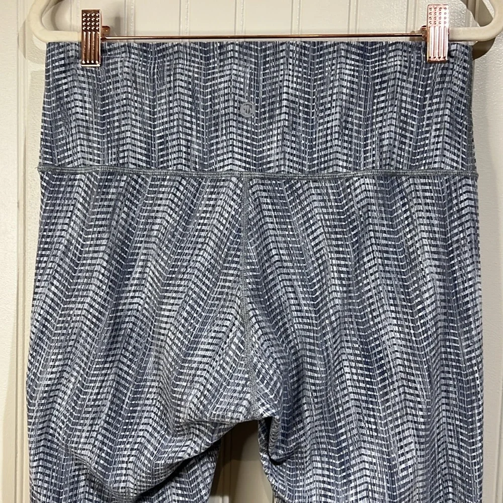 Lululemon Wunder Under Hi-Rise 7/8 Tight *25" Luon Arrow Battleship Silver - Picture 9 of 14